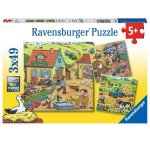 Ravensburger 05078 Puzzle Viel los auf dem Bauernhof -...