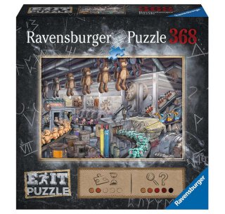 Ravensburger 16484 Exit Puzzle In der Spielzeugfabrik - Teileanzahl 368