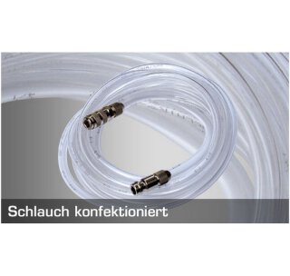 Harder&Steenbeck 123883 Schlauch Komplett 2,5m, Schnellkupplung NW2,7mm -G 1/4" IG