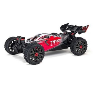 Arrma ARA4306V3B 1/8 TYPHON 4X4 V3 3S BLX Brushless Buggy RTR Red