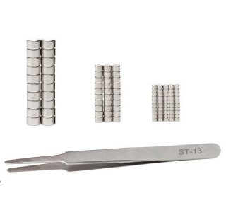 Krick 492419 Mini Magnete Set mit Pinzette