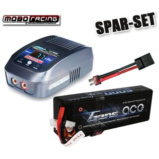 Spar-Set Traxxas: Ladegerät + Gens Ace LiPo-Akku 2S 7,4V 5000mAh