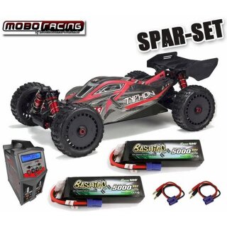 Arrma ARA8606V5 TYPHON 6S 4WD BLX 1/8 Buggy RTR Black - SPAR SET 2