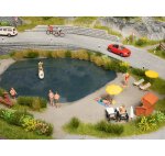 NOCH 16205 Figuren-Themenwelt „Beim Baden“ Spur H0