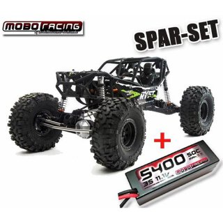 Axial AXI03005T2 1/10 RBX10 Ryft 4WD Brushless Rock Bouncer RTR 4S - schwarz - SPAR SET 3