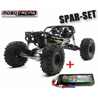 Axial AXI03005T2 1/10 RBX10 Ryft 4WD Brushless Rock Bouncer RTR 4S - schwarz - SPAR SET 5