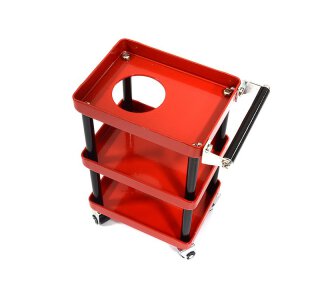 Integy Scale Werkstattwagen 3-Ablagen 1/10 Storage Organizer RC C29521RED