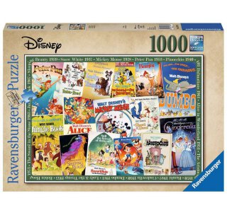 Ravensburger 019874 Puzzle Disney Vintage Movie Poster ( Teileanzahl 1000)