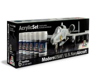 Italeri 0431 Acryl Set Modern USAF/U.S. Navy 510000431