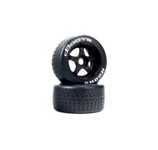 Arrma ARA550073 1/7 dBoots Hoons Rear 107 White Pre-Mounted Belted Tires, 17mm Hex (2)