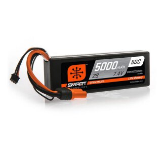Spektrum SPMX50002S50H5 2S 7,4V 5000mAh 50C Smart LiPo-Akku Hardcase IC5 EC5