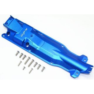 GPM ER2331M-B Aluminium Unterbodenschutzplatte mitte blau GPM TRX 1:10 E-Revo