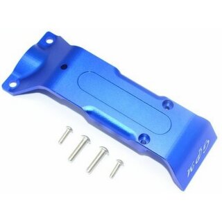 GPM ER2331R-B Aluminium Unterbodenschutzplatte hinten blau GPM TRX 1:10 E-Revo