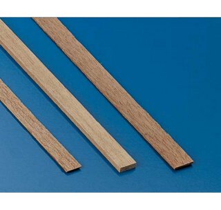 Krick 81580 Nussbaumleisten 1x5mm(10Stk)