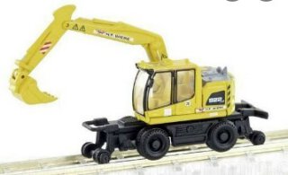 Minis 4252 Liebherr A922 Rail 2-Wege Bagger Rail m. Spur N