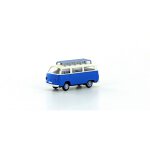 Minis 3892 VW Bus T2 mit Dachträger blau/weiß...