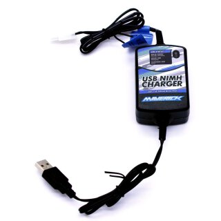 Maverick USB Lader 500mA für 7,2V NiMH-Akkus Tamiya BULK Ladegerät