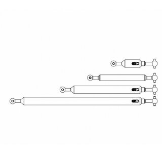 Carson 907639 1:14 Antriebswellen-Set (4) 6x6 FH Ausg. 500907639