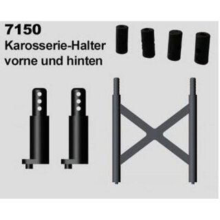 DF-Models 7150 Karosserie-Halter vorne und hinten