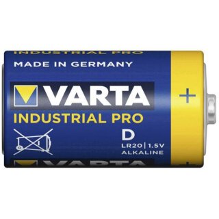 Varta Mono D Batterie LR20 1,5V 16500mAh Alkaline Industrial Quality