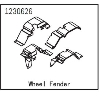 Absima 1230626 Fender Set Sherpa CR3.4