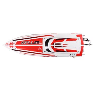 Proboat  PRB08037T2 Impulse 32" Brushless Deep-V RTR with Smart, White/Red