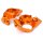 Integy Alu C-Hubs (2) für Traxxas X-MAXX C26840ORANGE