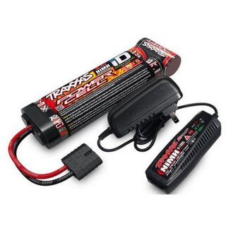 Traxxas 2983G Akku-Lader Pack 2969G + 2923X 2A 230V Lader + 8,4V 3000mAh NIMH