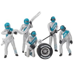 Carrera 21133 Figurensatz Mechaniker Silber 20021133