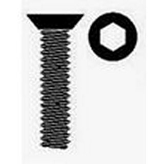 Team Corally C-3002-40-20 Steel Screws M4 x 20mm - Hex Flat Head - 10 pcs