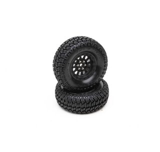 Duratrax DTXC4065 Class 1 Scaler CR C3 Mntd 1.9" BLK (2) Vorder- / Hinterreifen