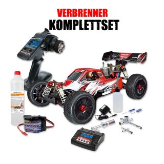Carson 204031 Virus 4.0 V21 1:8 Nitro Buggy 2,4GHz rot - RTR-Komplettset
