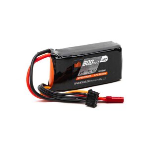Spektrum SPMX8003SJ50 11,1V 800mAh 3S 50C LiPo Battery: JST