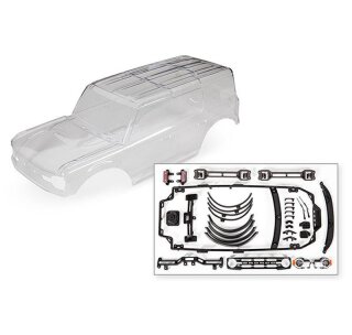 Traxxas 9211 Karosserie 2021 Ford Bronco unlackiert+ Anbauteile (benötigt noch 8080X)