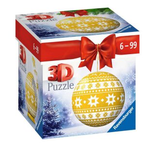 Ravensburger 11269 3D Puzzle Puzzle-Ball Weihnachtskugel Norweger Muster Teile 54