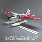 E-flite EFL105250 Turbo Timber Evolution 1.5m BNF Basic, includes Floats