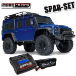 Traxxas 82056-4 TRX-4 Land Rover Crawler 2,4GHz blau +...