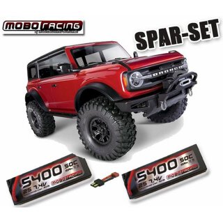 Traxxas 92076-4 TRX-4 2021 Ford Bronco 4WD Scale-Crawler - SPAR SET 3 rot