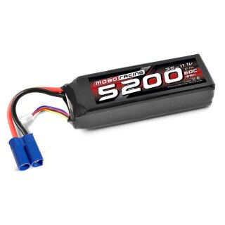mobo-racing LiPo 3S 11,1V 5200mAh 60C Akku EC5 Semi-Soft Case EC-5