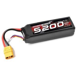mobo-racing LiPo 3S 11,1V 5200mAh 60C Akku XT90 Semi-Soft Case XT-90