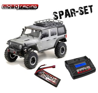 Sparset Absima 13002 1:8 EP Crawler CR1.8 "Yucatan" HELLGRAU RTR