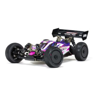 Arrma ARA8306 1/8 TLR Tuned TYPHON 4WD Roller Buggy, Pink/Purple