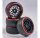 Carson 900157 1:10 Räderset Drift (4) schwarz/rot 500900157