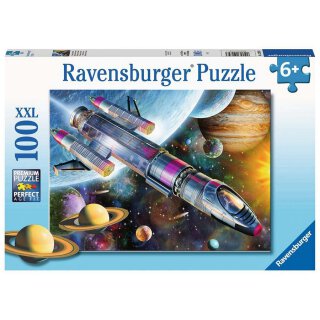 Ravensburger 12939 Puzzle Mission im Weltall - Teileanzahl 100