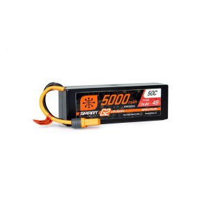 Spektrum SPMX54S50H5 4S 14,8V 5000mAh 4S 50C Smart G2 LiPo-Akku Hardcase IC5 EC5
