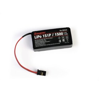 Graupner S8520 Senderakku LiPo 1S1P / 1500 TX 3,7V für MZ-12