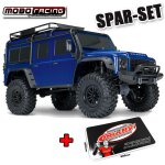 Traxxas 82056-4 TRX-4 Land Rover Defender Crawler 1:10 2,4GHz TRX4 - blau + Schraubermatte