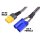 Akku-Ladekabel "Pro" XT60 auf EC5 Länge: 40 cm XT-60 <=> EC-5