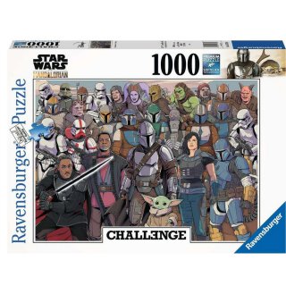Ravensburger 16770 Puzzle Challenge Star Wars Mandalorian Teileanzahl 1000
