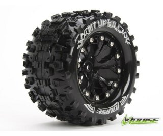 LOUISE LOUT3204SB MT-Uphill soft Felge schwarz 0 Offset 12mm Truck 2,8
